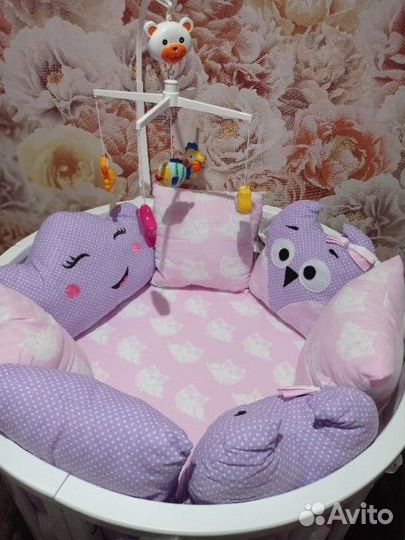 Бортики в кроватку