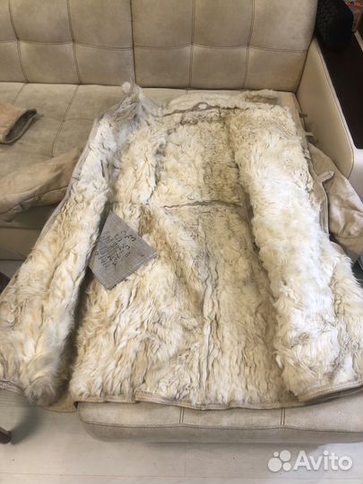 Тулуп из овчины армейский