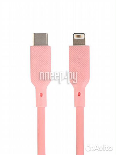Qumo MFI С94 Type-C - Lightning 1m Pink 32996