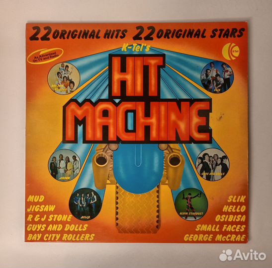 LP сборник Hit Machine, 22 original hits / UK 1976
