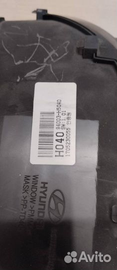 Панель приборов Hyundai Solaris 2