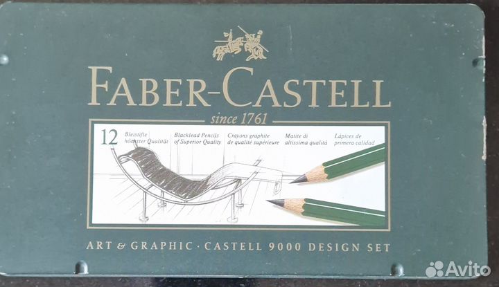 Наборы карандашей Derwent и Faber- Castell