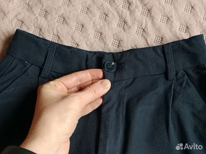 Брюки Sela в школу темно-синие