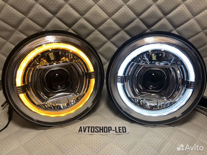 Фары Bi LED Niva с дхо