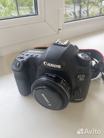 Canon 5d mark iii с объективом