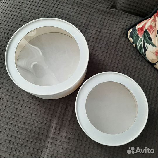 Круглые коробки шайбы