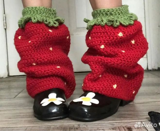 Гетры клубнички