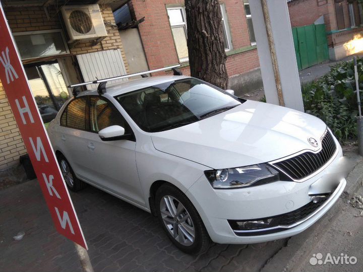 Багажник Атлант на крышу Skoda Rapid