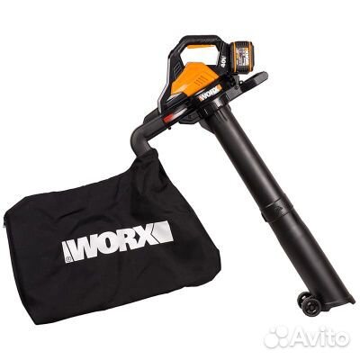 Воздуходувка-пылесос Worx WG583E 40V (335км/ч)