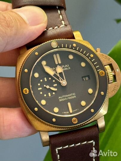 Часы мужские Panerai submersible bronze