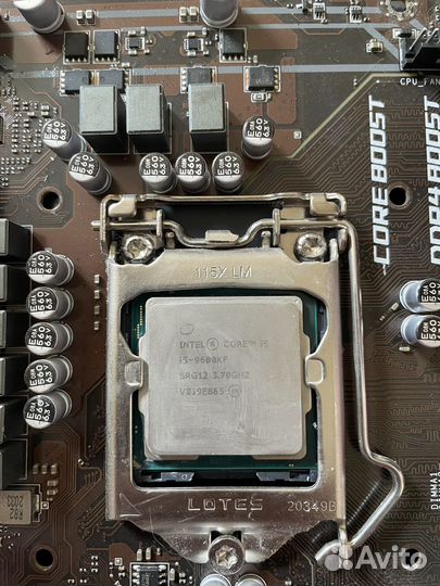 Intel core i5 9600kf + msi z390a-pro