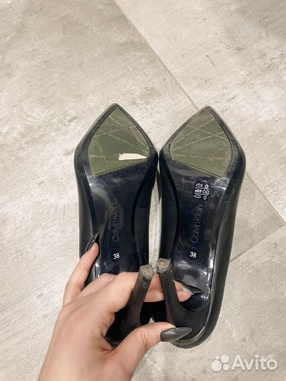 Туфли женские 38 размер черные