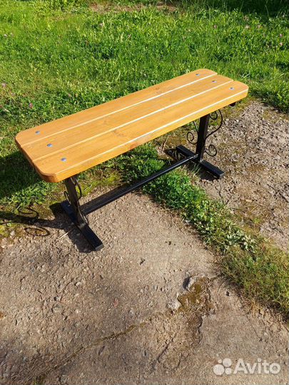 Скамейка садовая деревянная