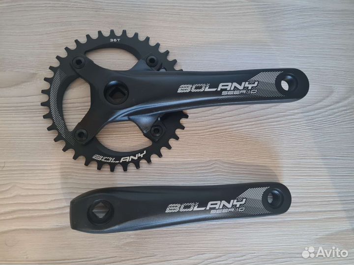 Шатуны под квадрат (ромб) со съемной звездой 36Т