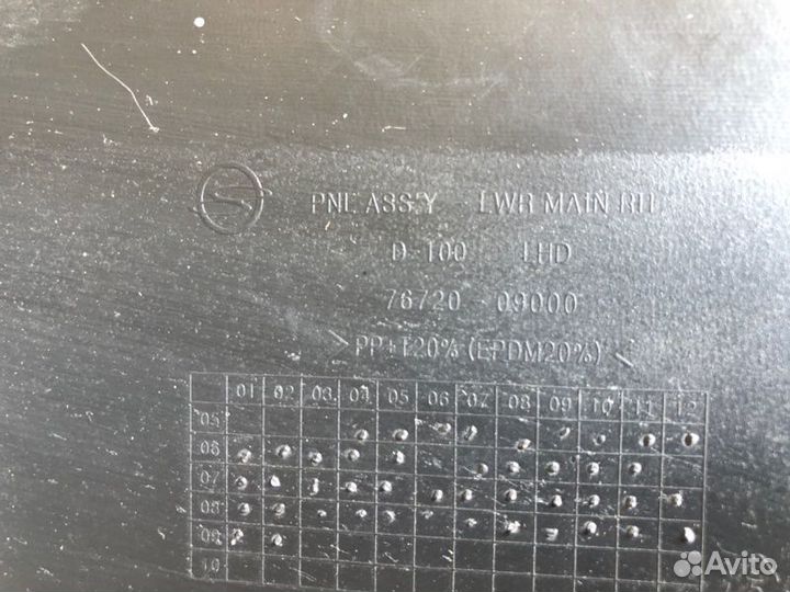 Бардачок Ssangyong Actyon Sports D20G 2009