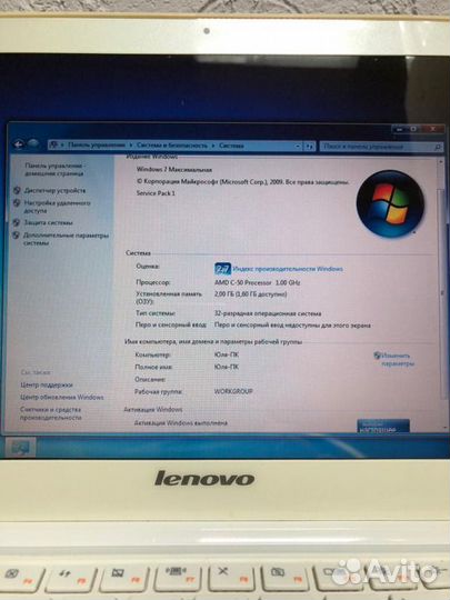 Нетбук Lenovo s206