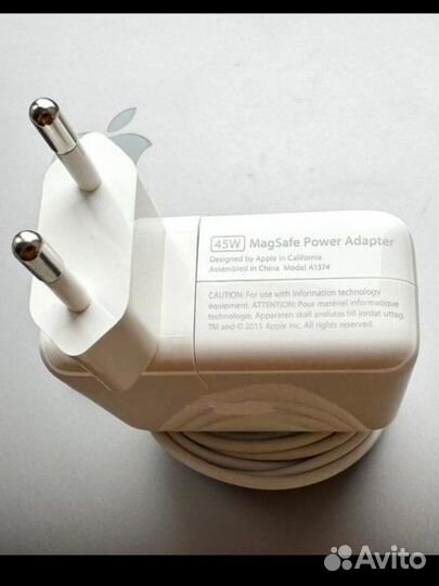 Блок питания оригинал,как новый MacBook MagSafe 2