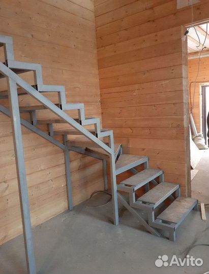 Металлокаркас лестница Гарантия