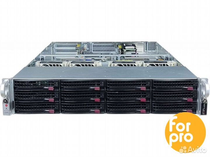 Supermicro 2U X10DRU 12LFF 2xE5-2620v4 512GB