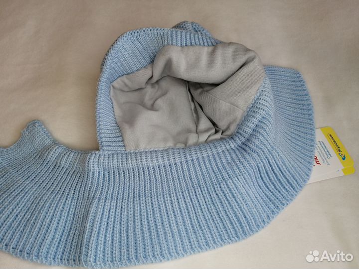 Шапка шлем журавлик 40 42 новая