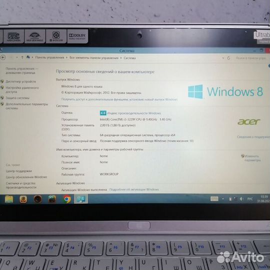 Планшет Acer Aspire P3-131