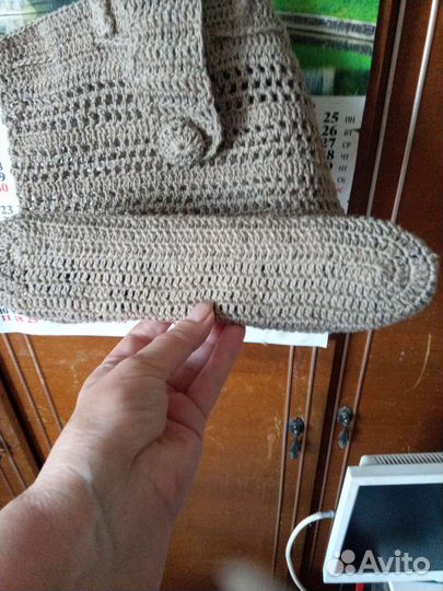 Сумка женская вязаная размер 30/30