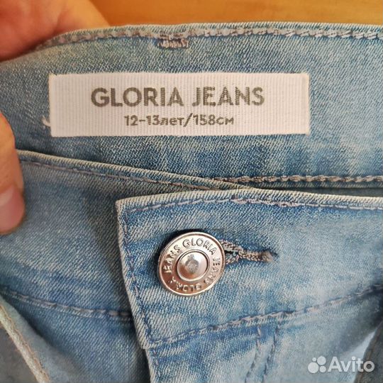 Джинсы для девочки 158 Gloria jeans голубые