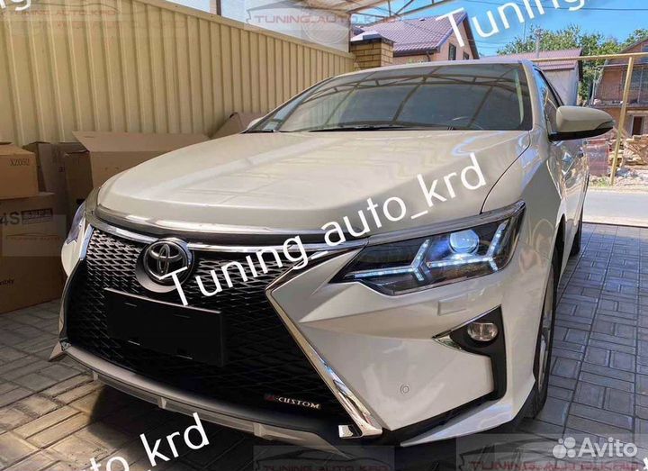 Бампер передний Toyota Camry 50/55 Lexus стиль