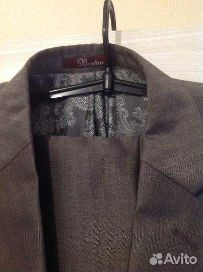 Костюм Boston серый в полоску