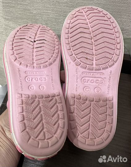 Сандалии crocs c9 для девочки оригинал