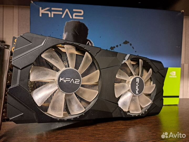 Kfa 2 rtx 2080 super 8gb(с коробкой)