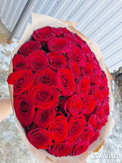 Цветы букеты 101 роза
