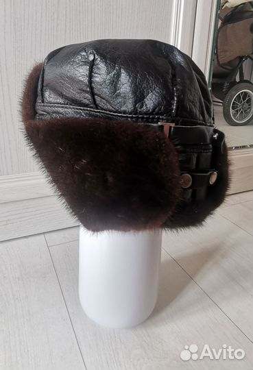 Норковая шапка, размер 57