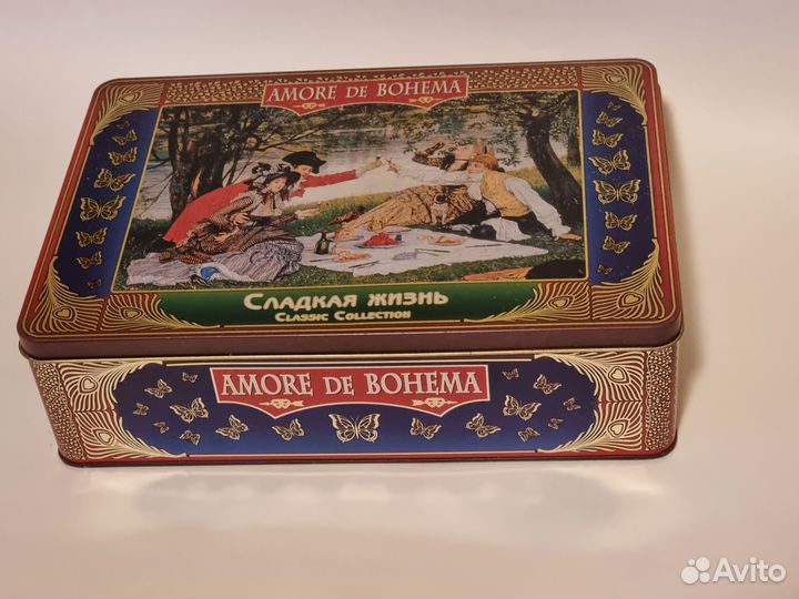 Металлические коробки для чая