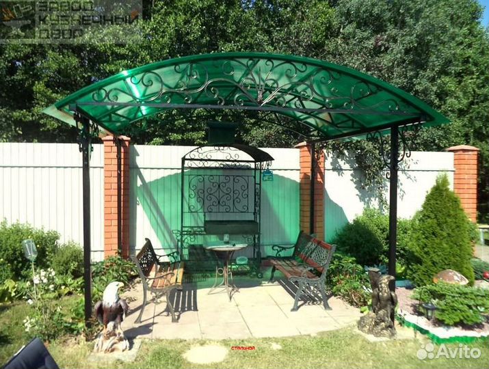 Навес металлические под ключ