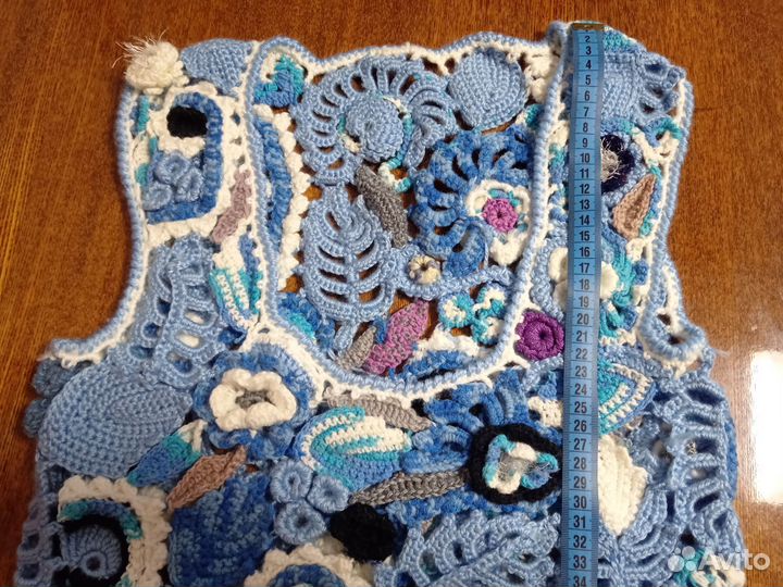 Жилет для девочки ручная работа