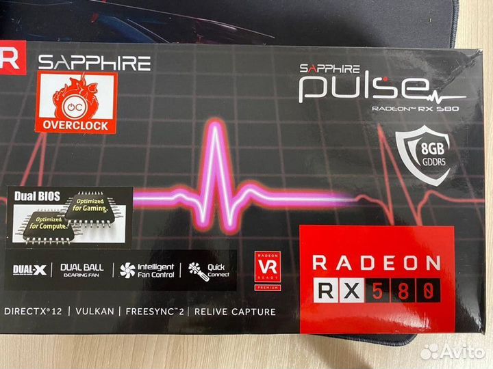 Видеокарта RX 580 8gb