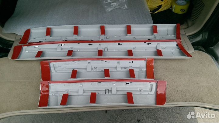 Land Cruiser 200 Молдинги дверей Широкие K2DN2