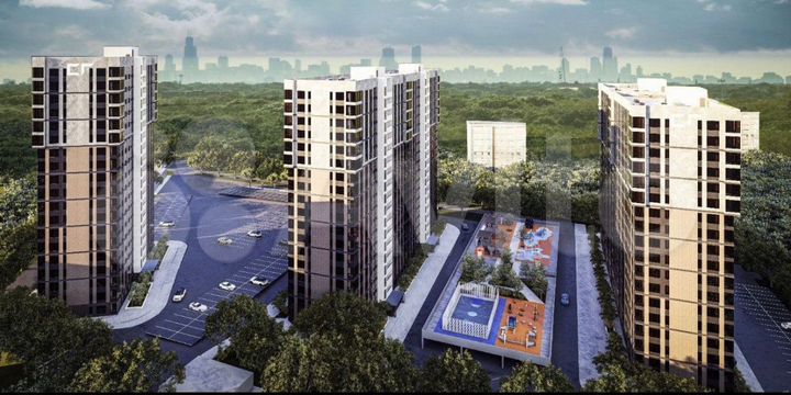 3-к. квартира, 85,7 м², 6/19 эт.