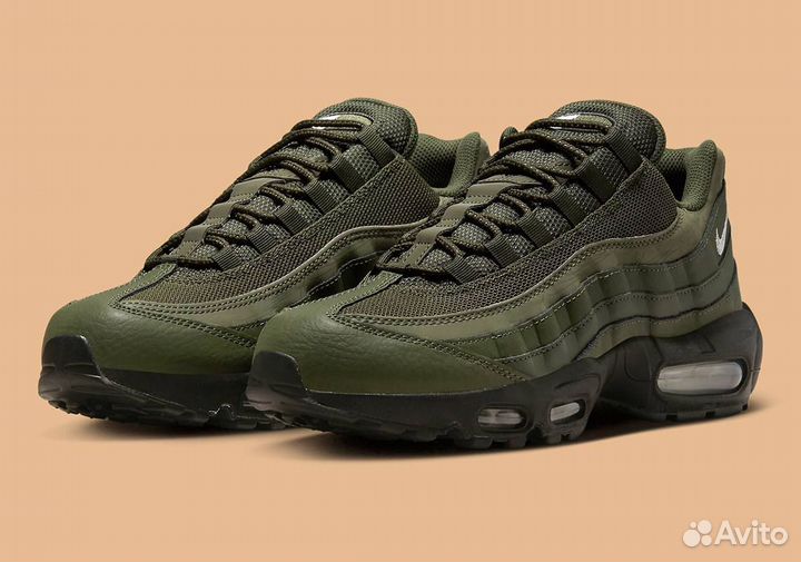 Кроссовки nike air max 95 green soldier