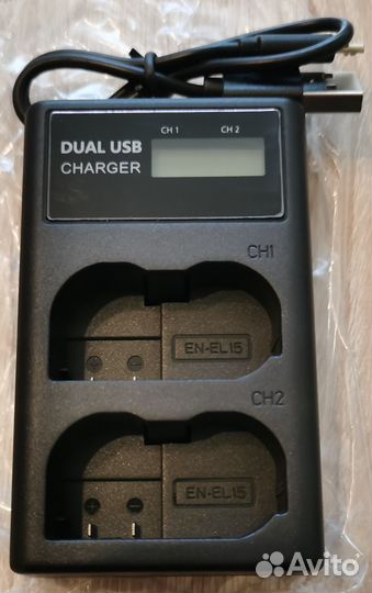 Умное USB зарядное устройство Palo Nikon EN-EL15