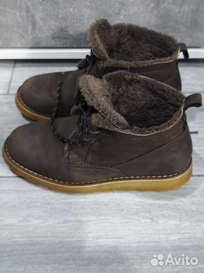 Мужские кожаные ботинки