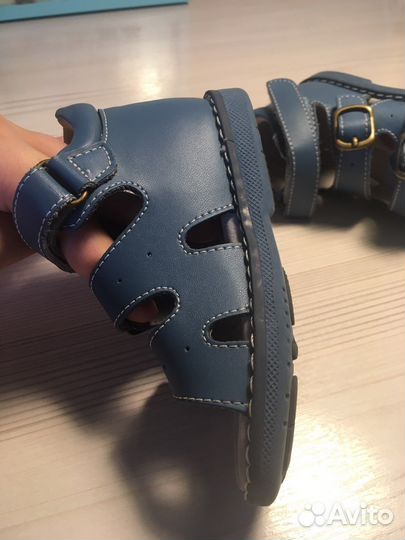 Ортопедические сандали,Натуральная кожа,22р