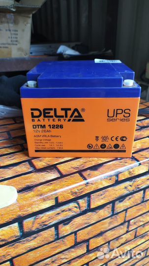 Аккумулятор Delta DTM 1226 (12V / 26Ah)