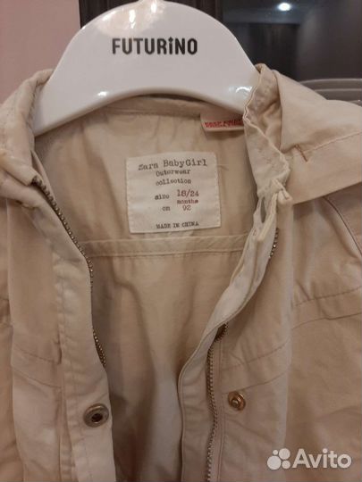 Ветровка для девочки 92 zara