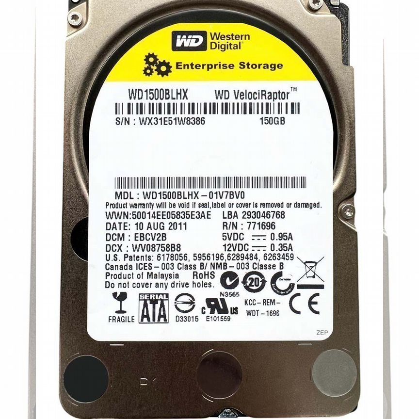 [WD1500BLHX] Жесткий Диск Western Digital 150gb Sata Wd1500blhx