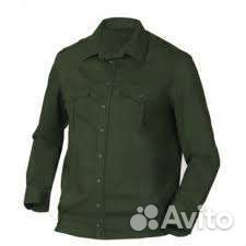 Рубашка военная с длинным рукавом