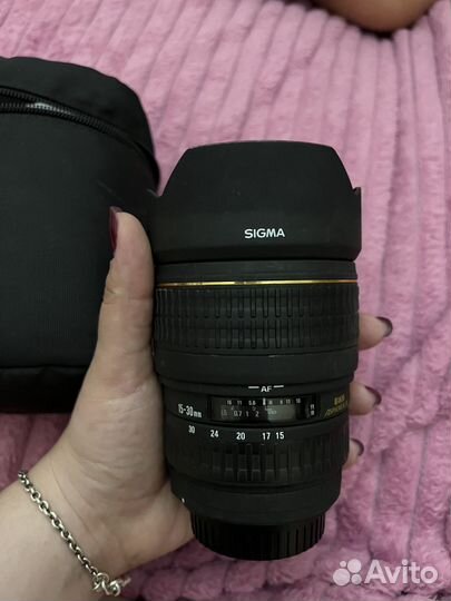 Sigma AF 15-30mm f/3.5-4.5 EX aspherical IF Canon