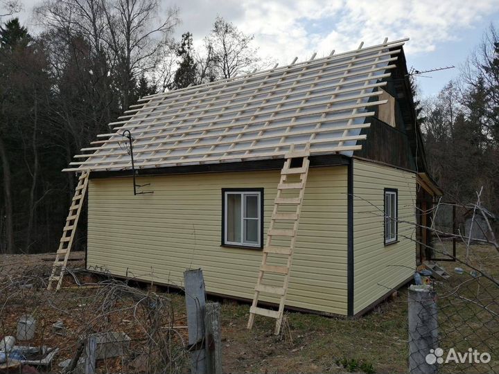 Ремонт крыш, устранение протечек, монтаж кровли