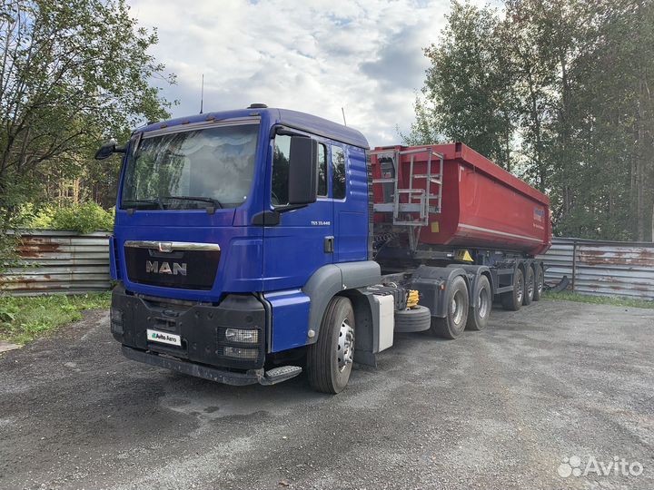 MAN TGS 33.440 6x4 BBS-WW с полуприцепом, 2014